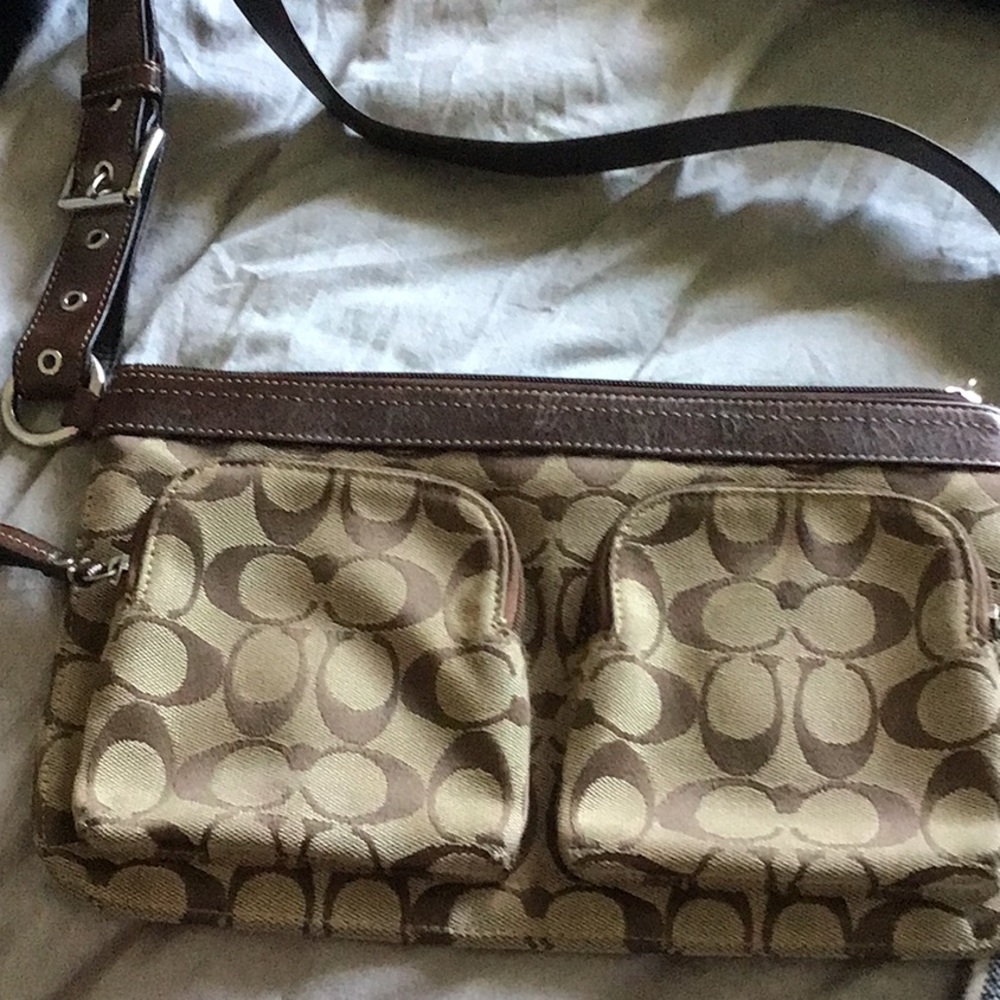 Coach signature waist pouch
